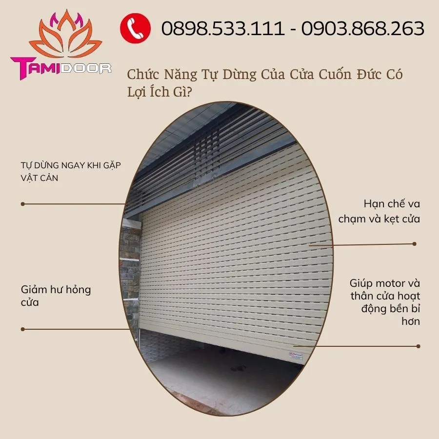 Cửa Cuốn Đức An Toàn Cho Trẻ Nhỏ Với Chức Năng Tự Dừng 