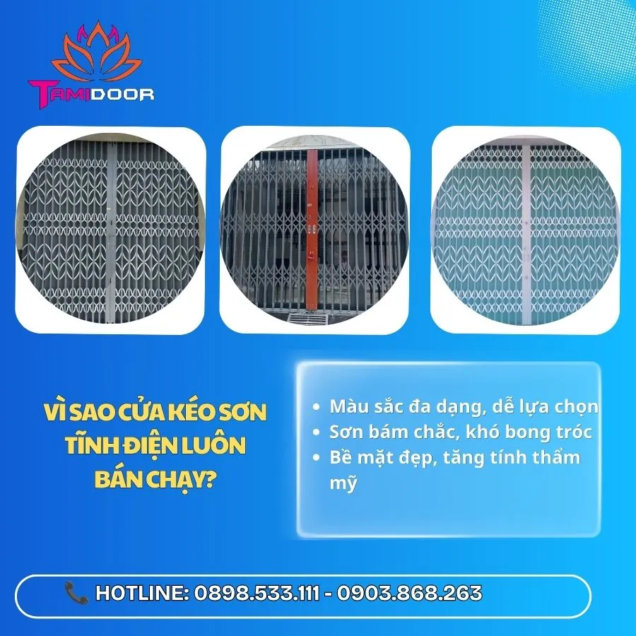 Cửa Kéo Sơn Tĩnh Điện Bán Chạy Vì Sao?