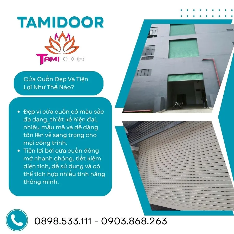 Cửa Cuốn Đẹp Và Tiện Lợi Như Thế Nào? 
