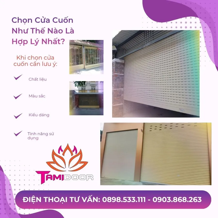 Chọn Cửa Cuốn Như Thế Nào Là Hợp Lý Nhất