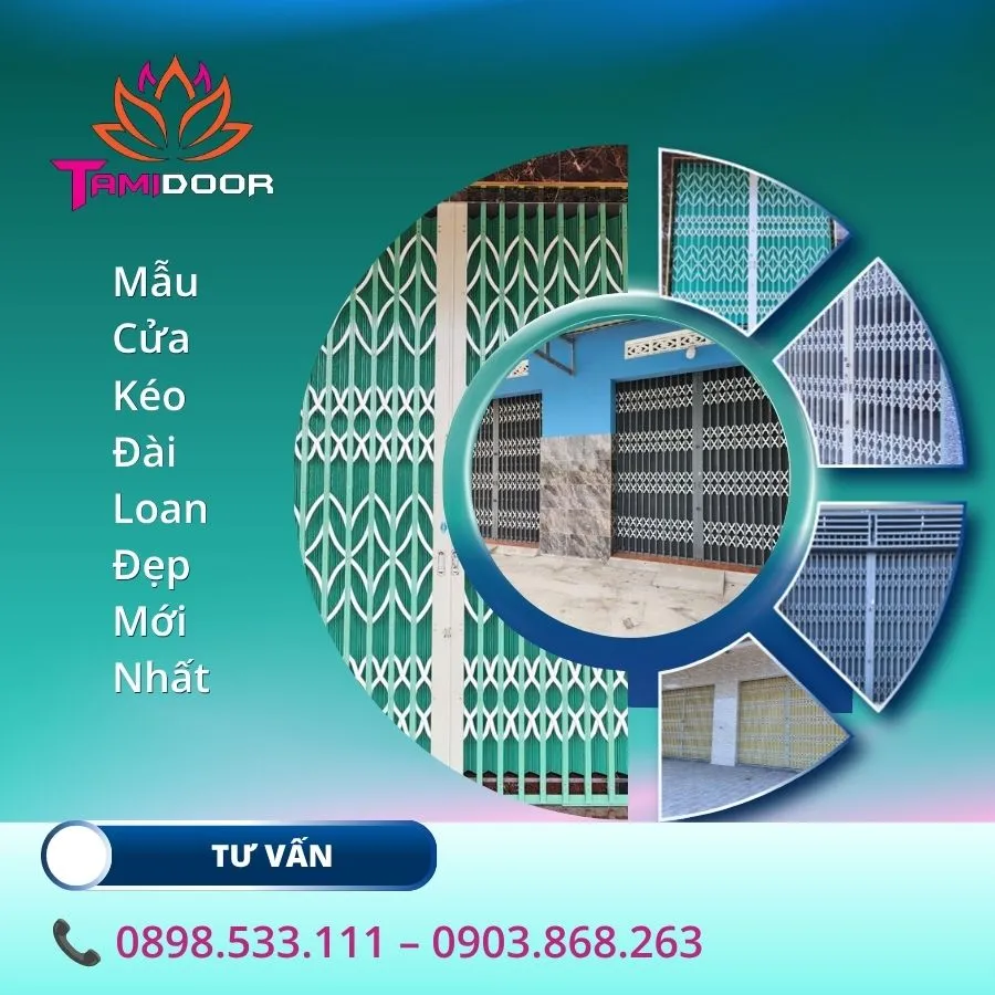 Mẫu Cửa Kéo Đài Loan Đẹp Mới Nhất