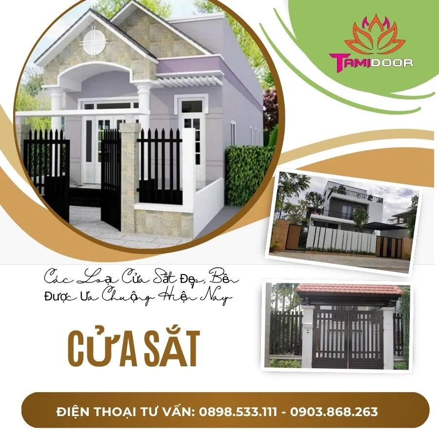 Các Loại Cửa Sắt Đẹp, Bền Được Ưa Chuộng Hiện Nay 