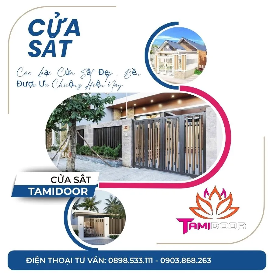 Các Loại Cửa Sắt Đẹp, Bền Được Ưa Chuộng Hiện Nay 