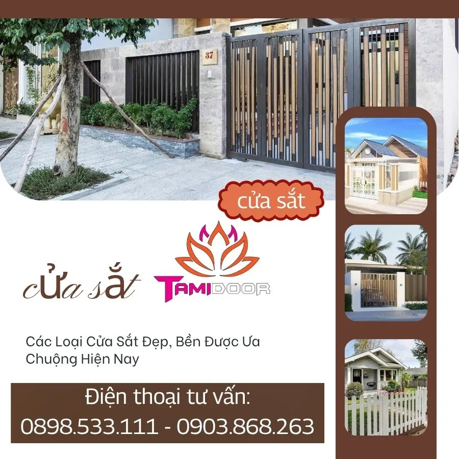 Các Loại Cửa Sắt Đẹp, Bền Được Ưa Chuộng Hiện Nay 